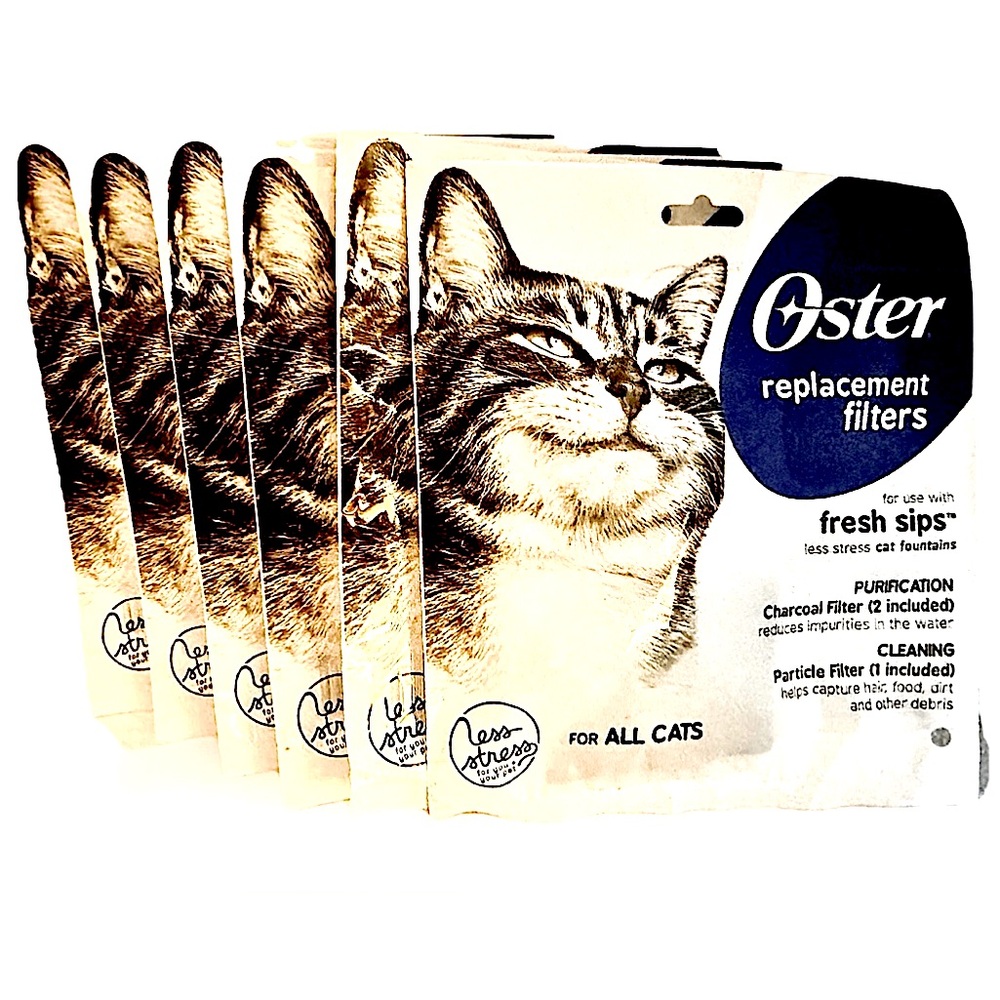 💦OSTER💦 REPLACEMENT CHARCOAL PET FOUNTAIN + DISPENSER WATER FILTERS🐾